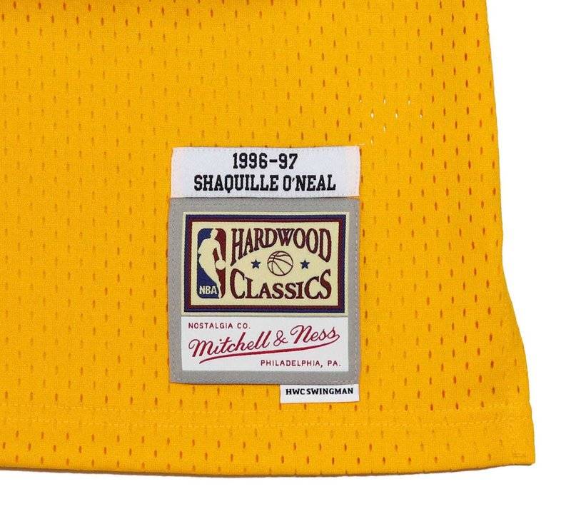Mitchell & Ness Mitchell & Ness Swingman Los Angeles Lakers - Shaquille O'Neal - NBA jersey - light gold Heißer Verkauf