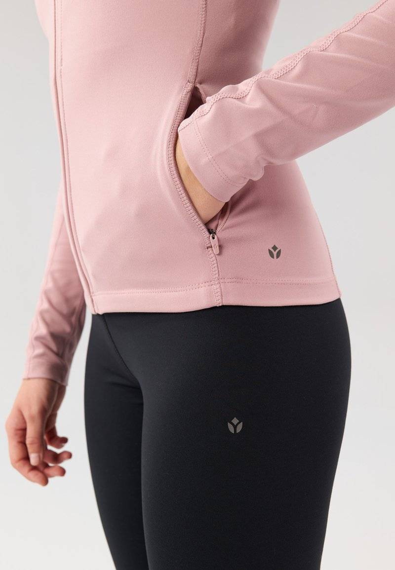 Even&Odd active Even&Odd active SUPER SOFT COTTON TOUCH - Training jacket - mauve Große Rabatte