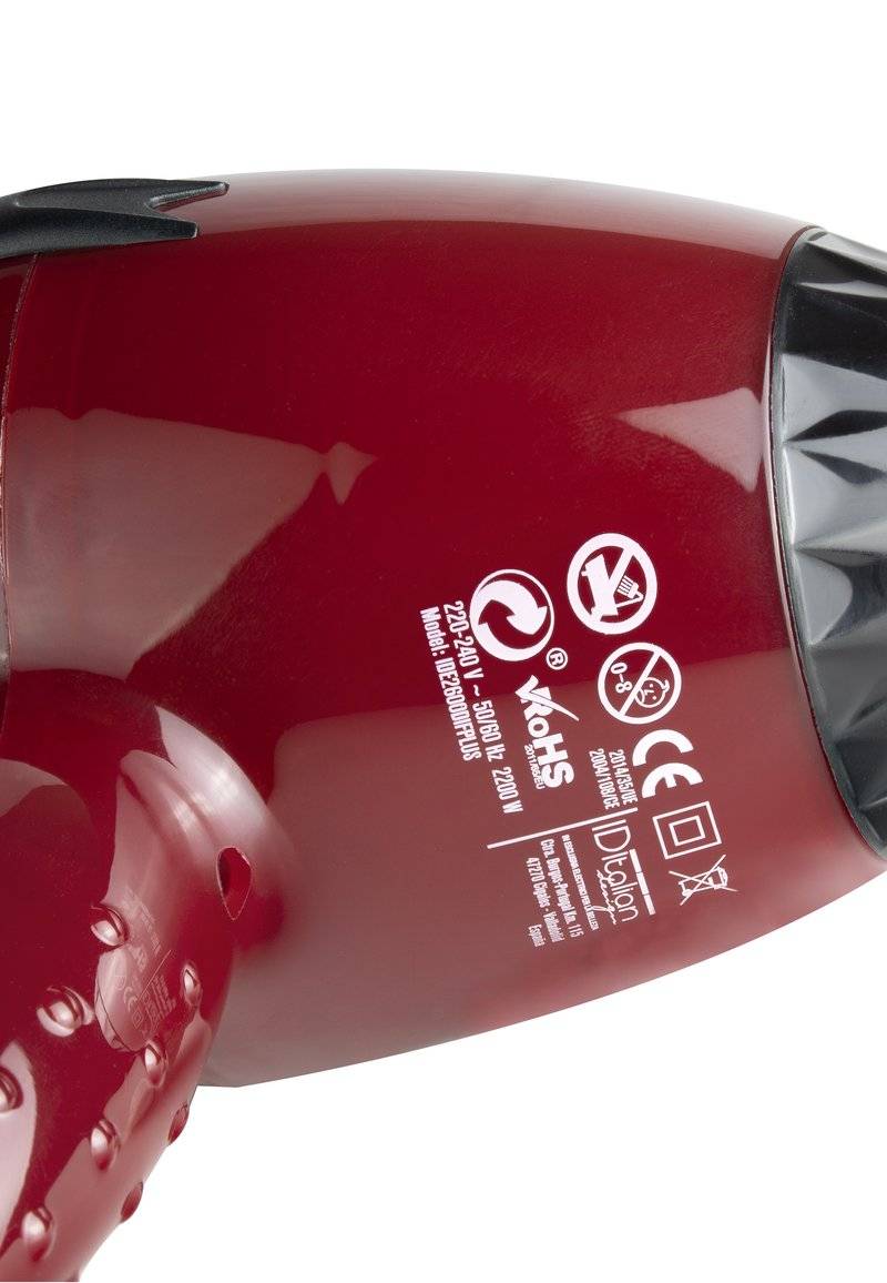 Italian Design Italian Design ELECTRICAL ITEMS GTI 2600 DRYER FORCE PLUS - Hair Styling Tool - red Zeitbegrenzte Promotion
