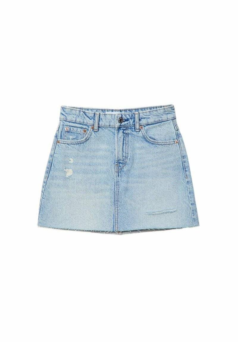 Stradivarius Stradivarius A-line skirt - light blue denim Speichern exportieren