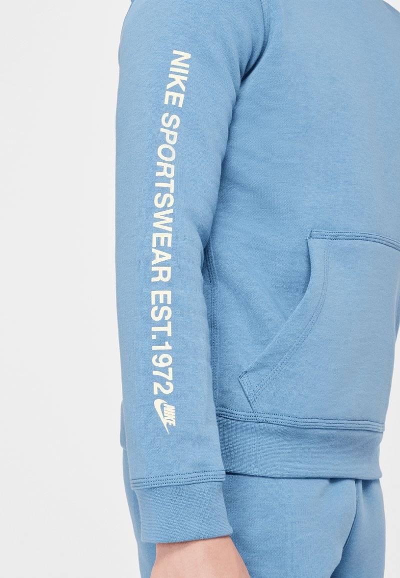 Nike Sportswear Nike Sportswear FLEECE HOODIE - Hoodie - aegean storm 50% Rabatt für begrenzte Zeit