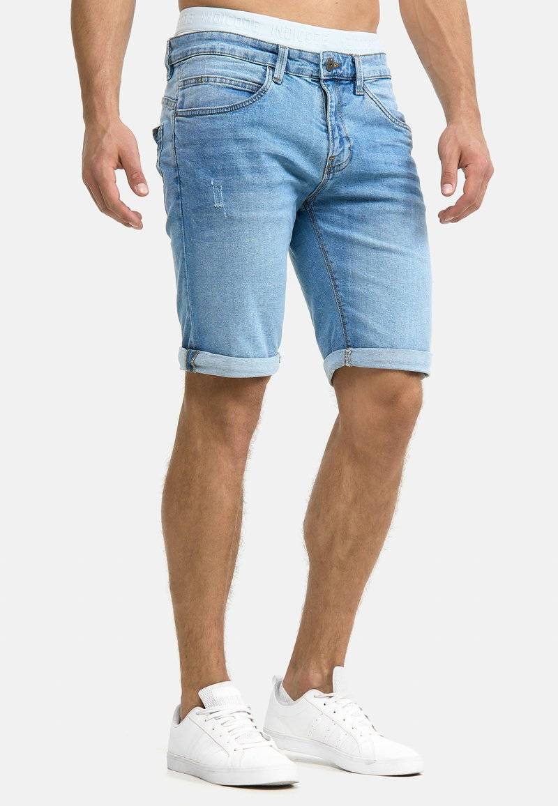 INDICODE JEANS INDICODE JEANS INCADEN - Denim shorts - blue Outlet