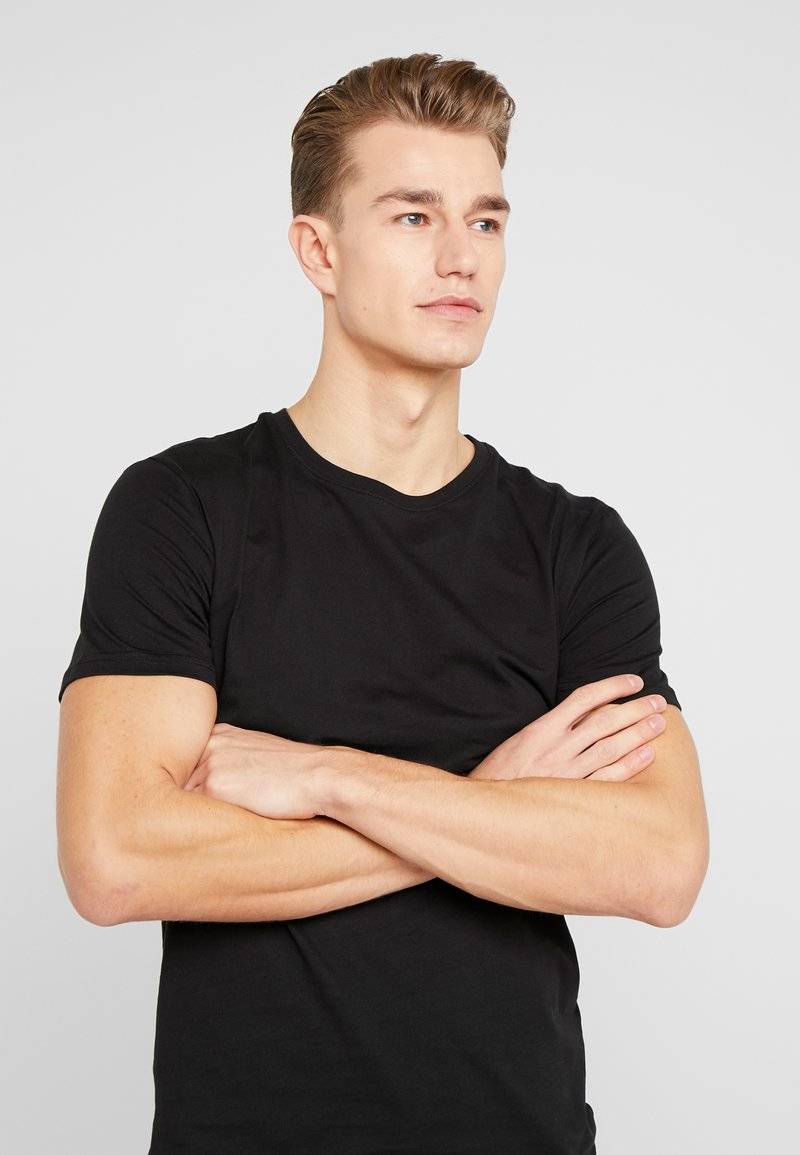 Pier One Pier One 5 PACK - Basic T-shirt - black Hotsell