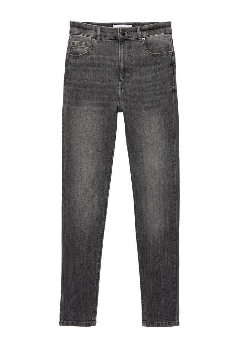 PULL&BEAR PULL&BEAR HIGH WAIST - Jeans Skinny Fit - grey denim Fabrikverkauf