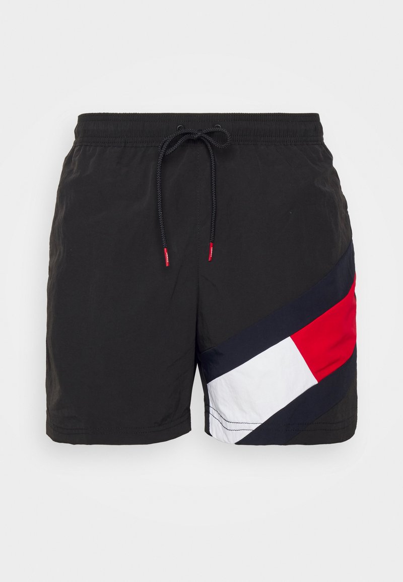 Tommy Hilfiger Tommy Hilfiger DRAWSTRING - Swimming shorts - black Exklusive Angebote