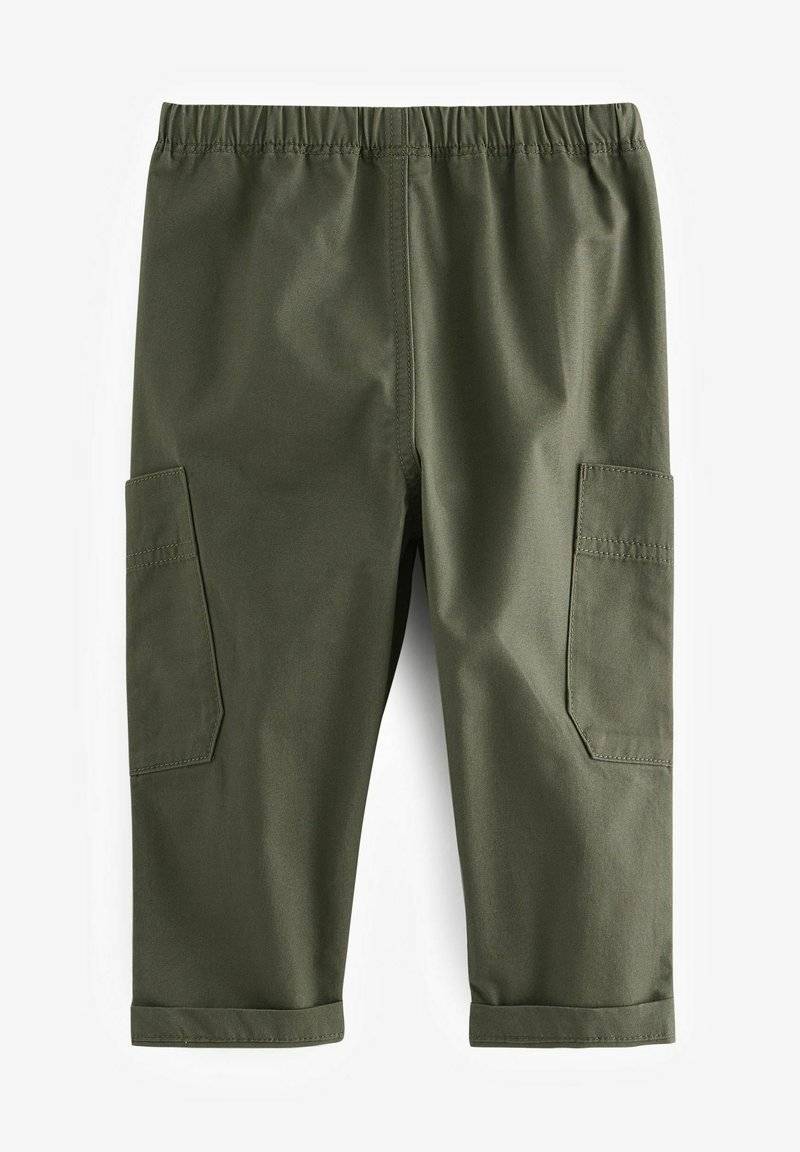 Next Next SIDE POCKET PULL-ON STANDARD - Trousers - khaki green Black Friday Preise