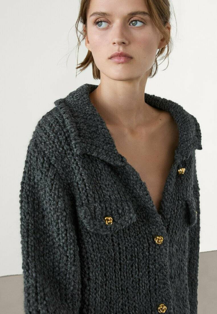 Massimo Dutti Massimo Dutti Cardigan - grey Hotsell