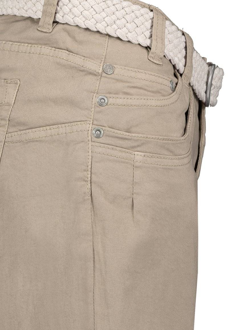 Sublevel Sublevel BERMUDA MIT GÜRTEL - Denim shorts - beige im Angebot