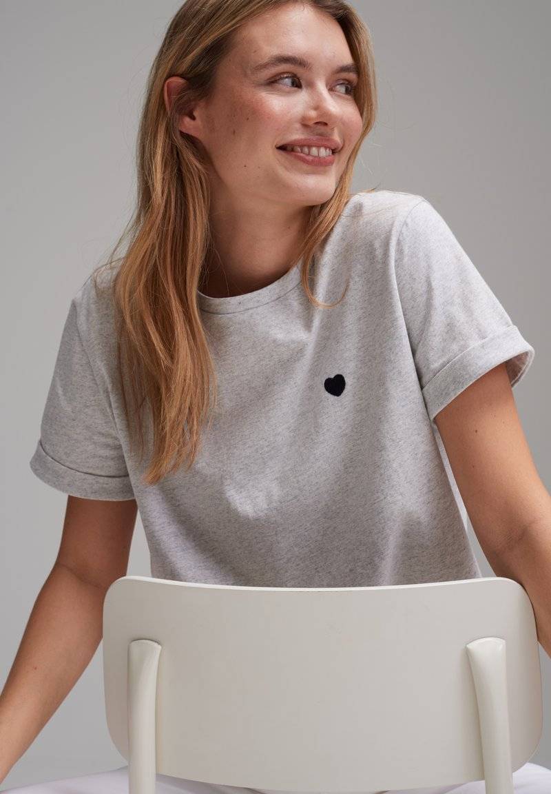 Opus Opus SERZ - Basic T-shirt - grey Blitzverkäufe