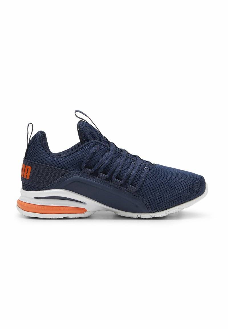 Puma Puma AXELION - Training shoe - club navy flame flicker white Cyber Monday