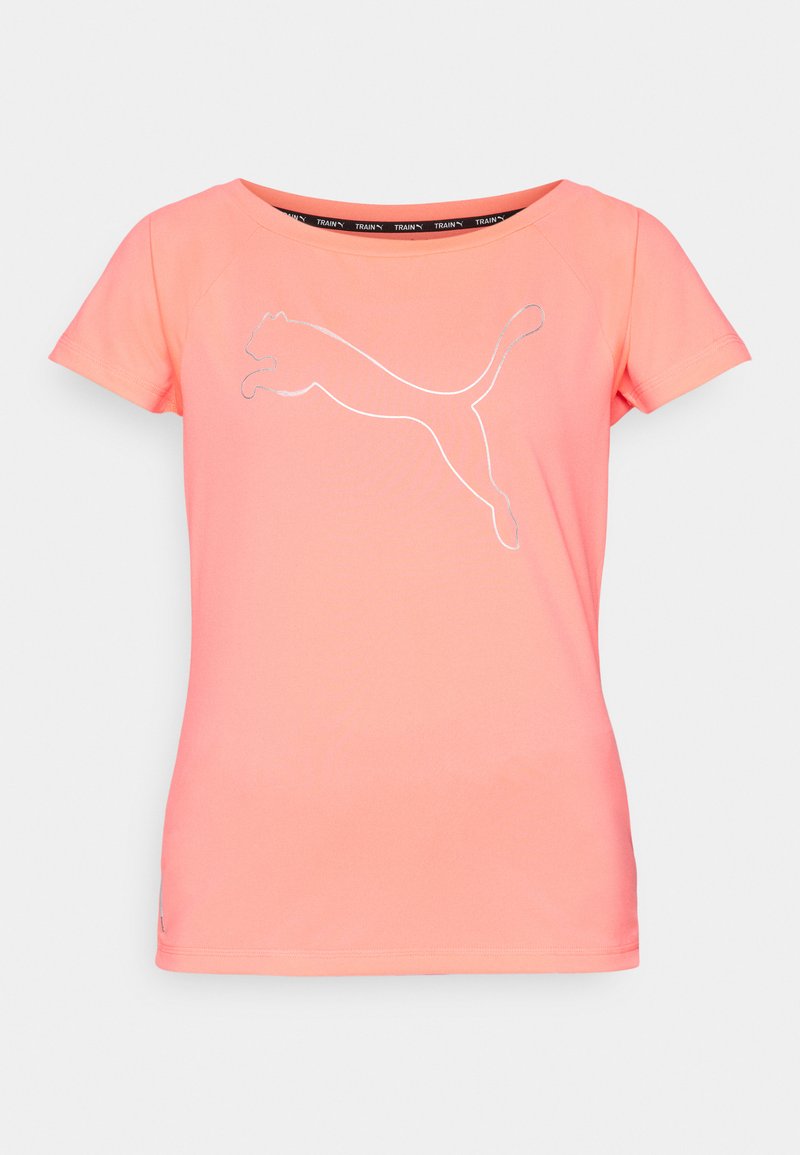 Puma Puma TRAIN FAVORITE CAT TEE - Sports T-shirt - sunset glow Osterangebot