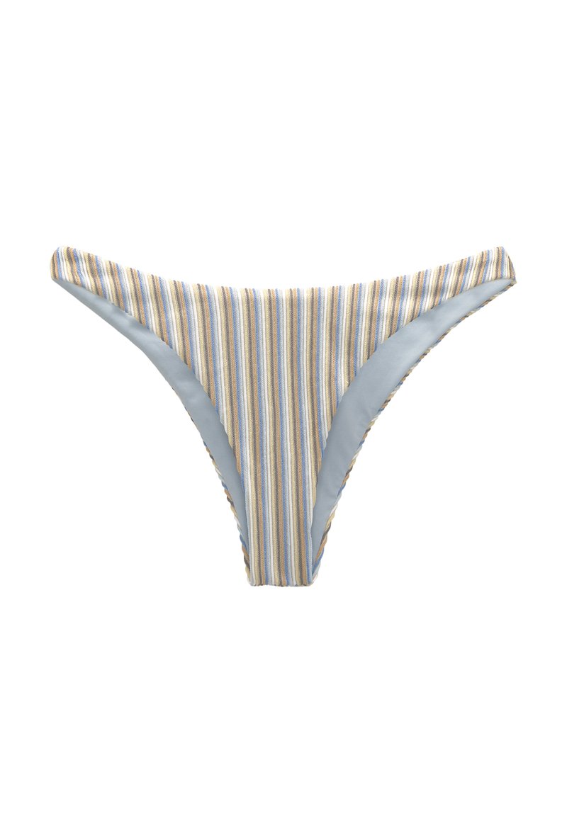 PULL&BEAR PULL&BEAR STRIPED - Bikini bottoms - blue Rabatte dieses Monats