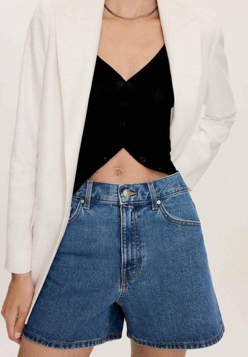 Mango Mango ZOE - Denim shorts - bleu moyen Blitzverkäufe