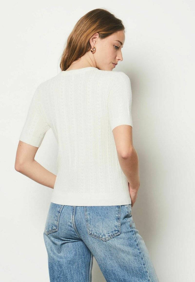 Etam Etam FAUSTINE - Print T-shirt - ecru Kostenloser Versand