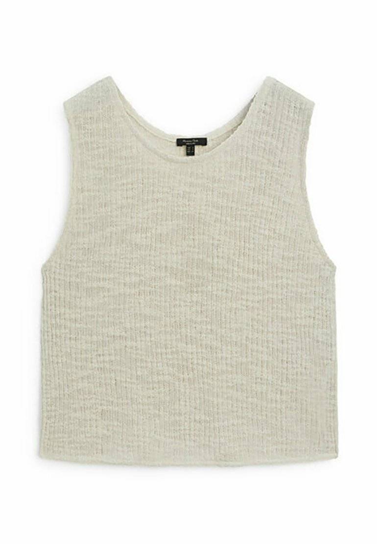 Massimo Dutti Massimo Dutti SLEEVELESS - Top - light brown Rabatt