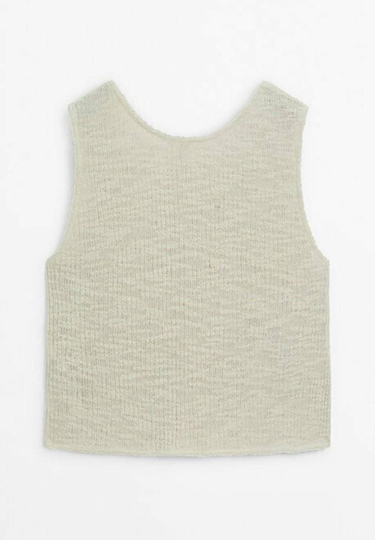 Massimo Dutti Massimo Dutti SLEEVELESS - Top - light brown Rabatt
