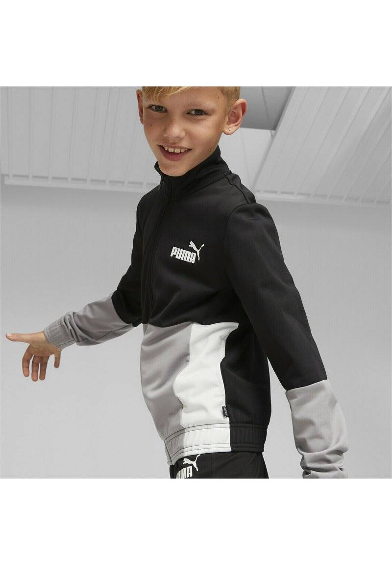 Puma Puma COLORBLOCK SUIT UNISEX SET - Tracksuit - black Großer Ausverkauf