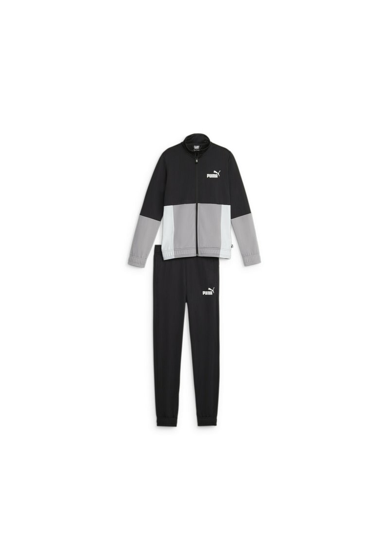 Puma Puma COLORBLOCK SUIT UNISEX SET - Tracksuit - black Großer Ausverkauf