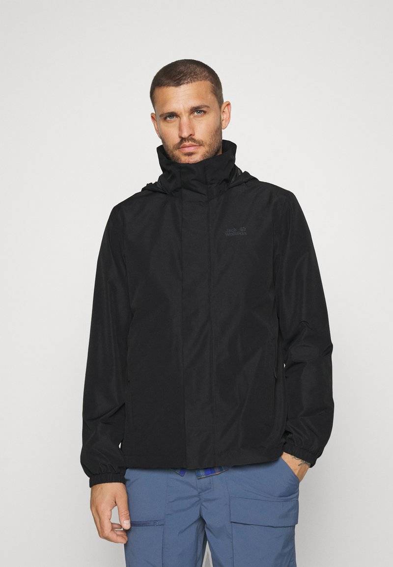 Jack Wolfskin Jack Wolfskin STORMY POINT - Hardshell jacket - black Begrenztes Angebot
