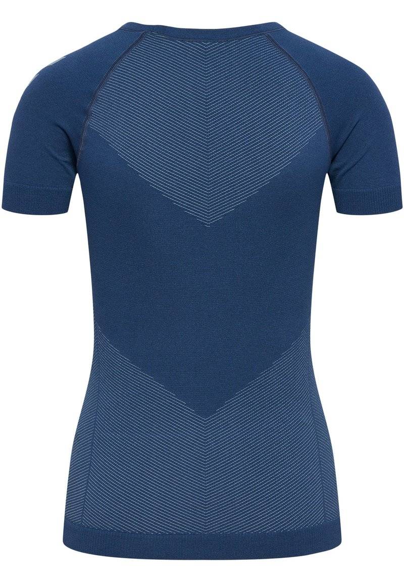 Hummel Hummel FIRST SEAMLESS - Sports T-shirt - vintage indigo 50% Rabatt mit kostenlosem Versand
