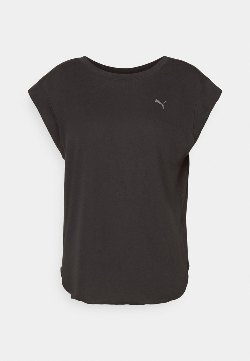 Puma Puma STUDIO FOUNDATIONS TEE - Sports T-shirt - black Speichern exportieren