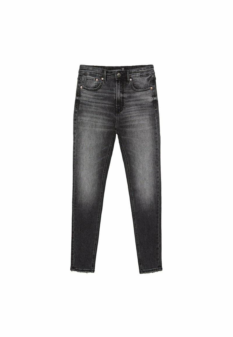 Stradivarius Stradivarius Jeans Skinny Fit - black denim Günstig kaufen