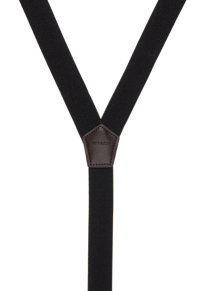 Only & Sons Only & Sons ONSBOWTIE SUSPENDER UNISEX SET - Bow tie - black Exklusivangebot