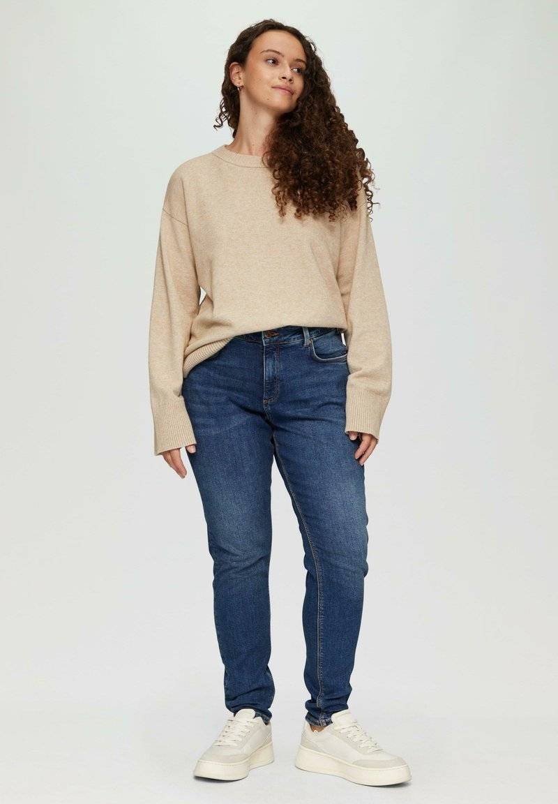 QS QS CURVY MID - Slim fit jeans - blau Muttertagsangebot