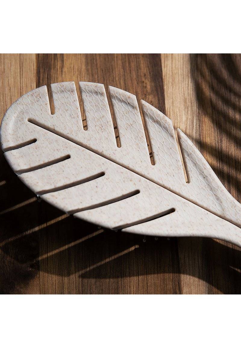 So Eco So Eco SO ECO BIODEGRADABLE DETANGLING LEAF BRUSH - Brush - stone Begrenzte Freigabe