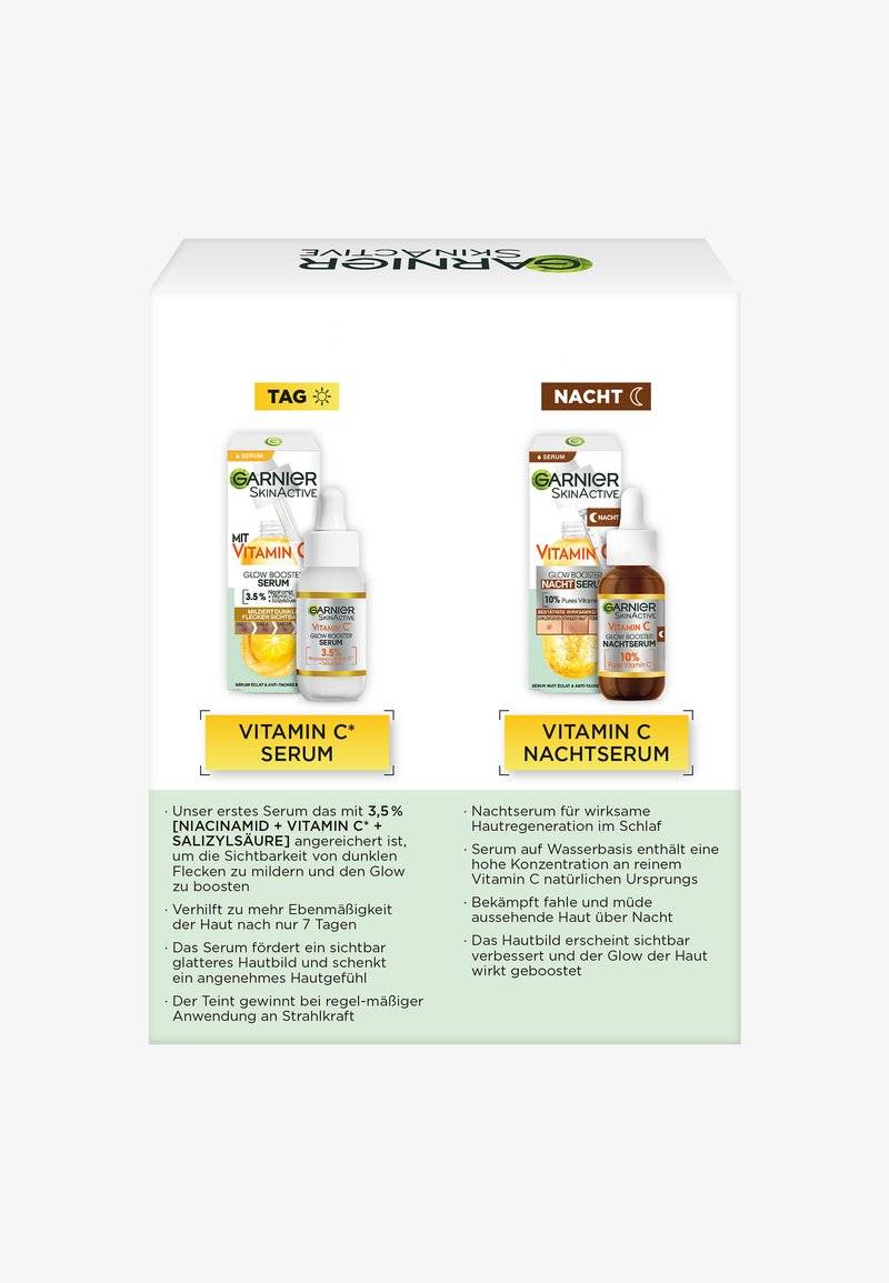 Garnier Garnier VITAMIN C GLOW BOOSTER SERUM DUO - Skincare set Speichern exportieren