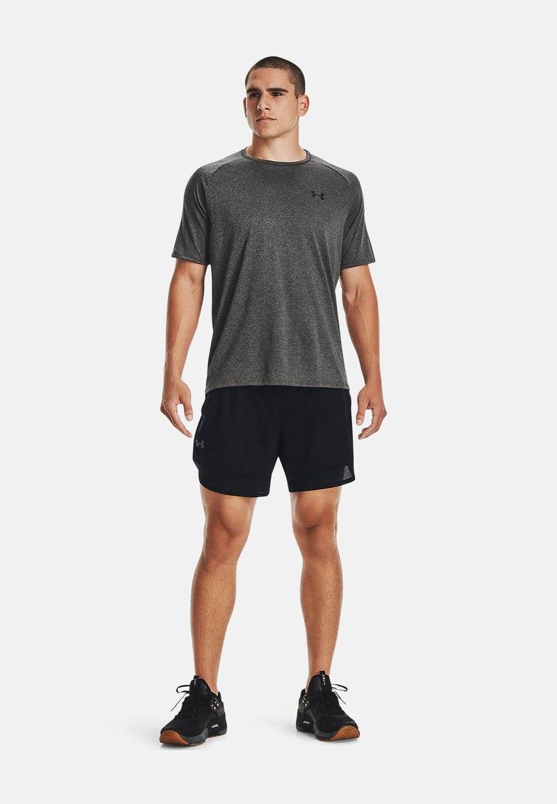 Under Armour Under Armour TECH TEE - Sports T-shirt - carbon heather Sonderangebot