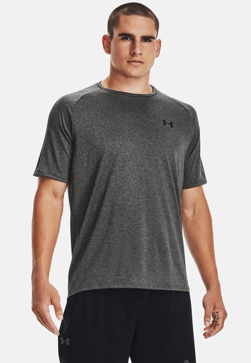 Under Armour Under Armour TECH TEE - Sports T-shirt - carbon heather Sonderangebot