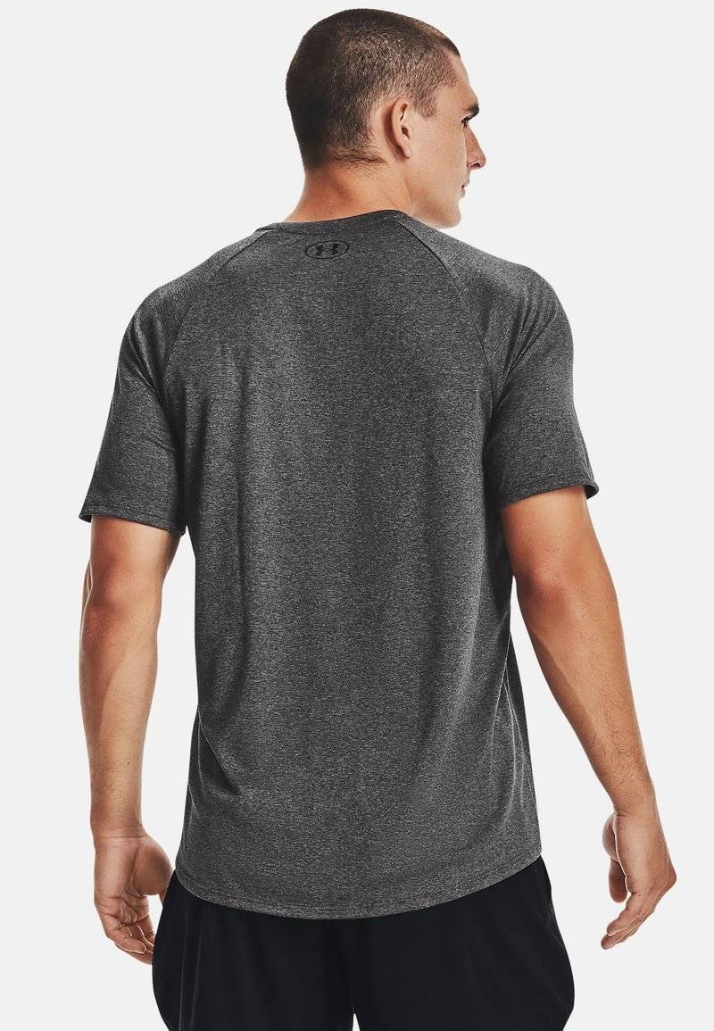Under Armour Under Armour TECH TEE - Sports T-shirt - carbon heather Sonderangebot
