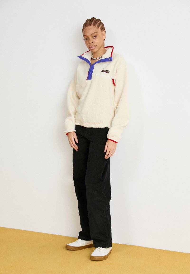 Columbia Columbia HELVETIA™ CROPPED HALF SNAP - Fleece jumper - chalk Bestseller