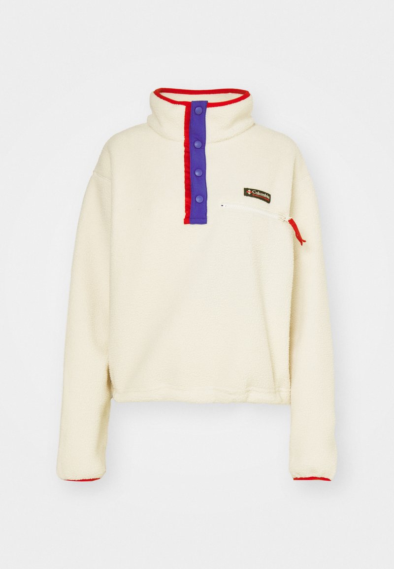 Columbia Columbia HELVETIA™ CROPPED HALF SNAP - Fleece jumper - chalk Bestseller