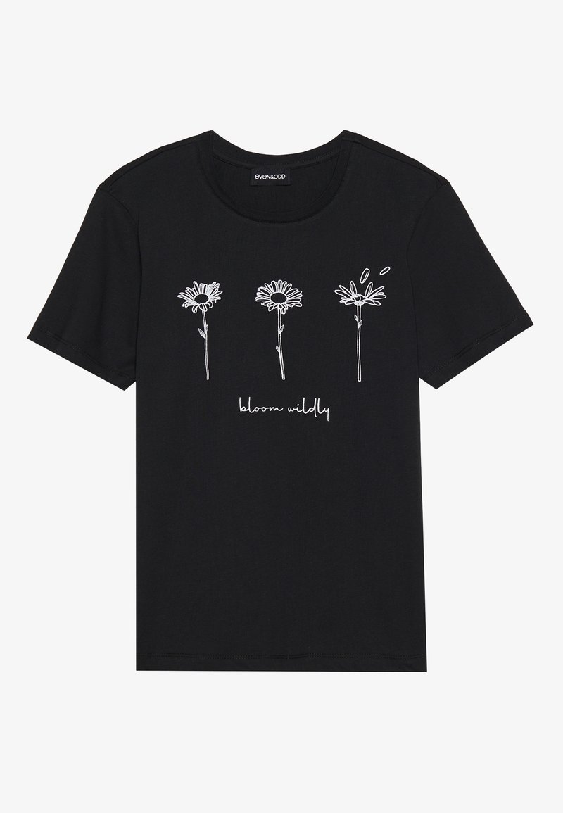 Even&Odd Even&Odd Print T-shirt - black Kauf eins, bekomm eins gratis