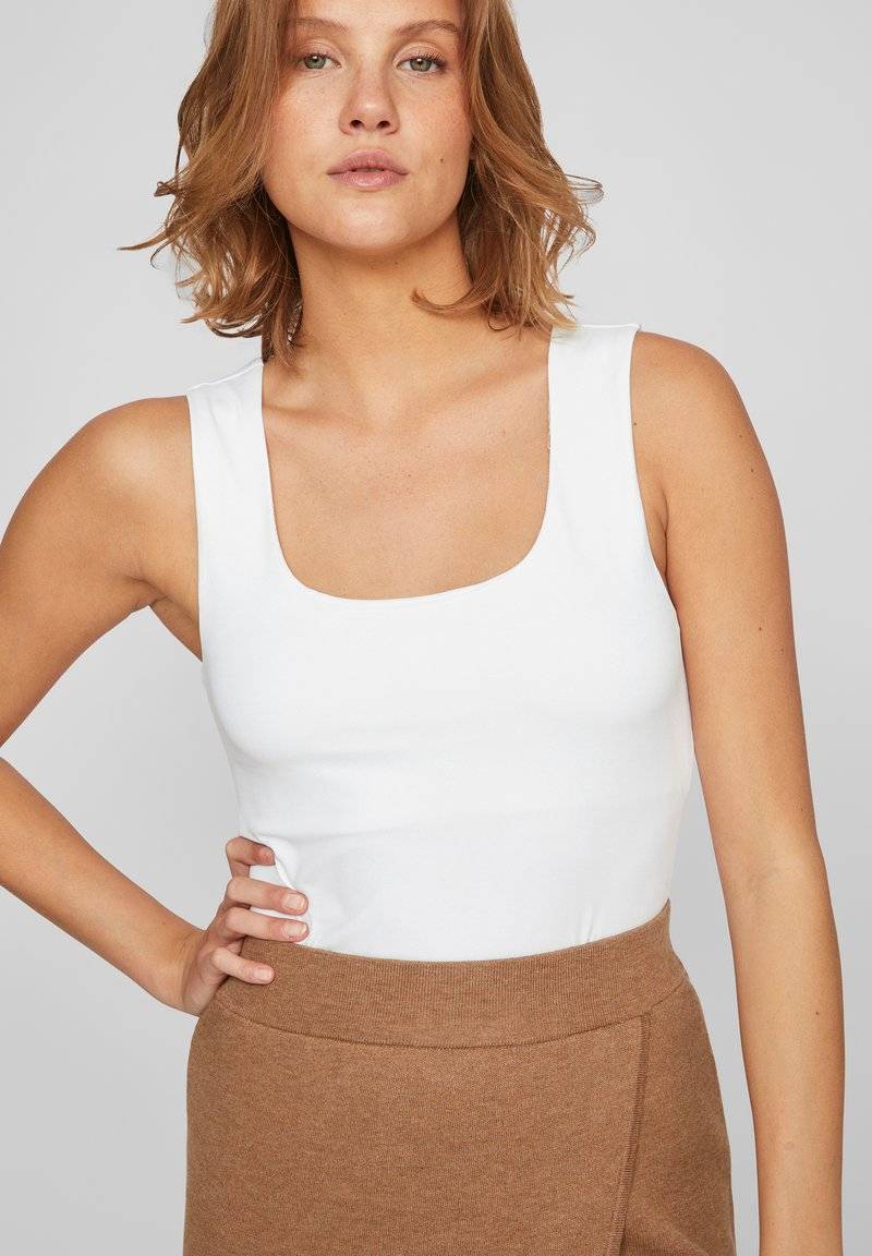 VILA VILA VIKENZA U-NECK TANK NOOS - Top - optical snow Riesige Ersparnisse
