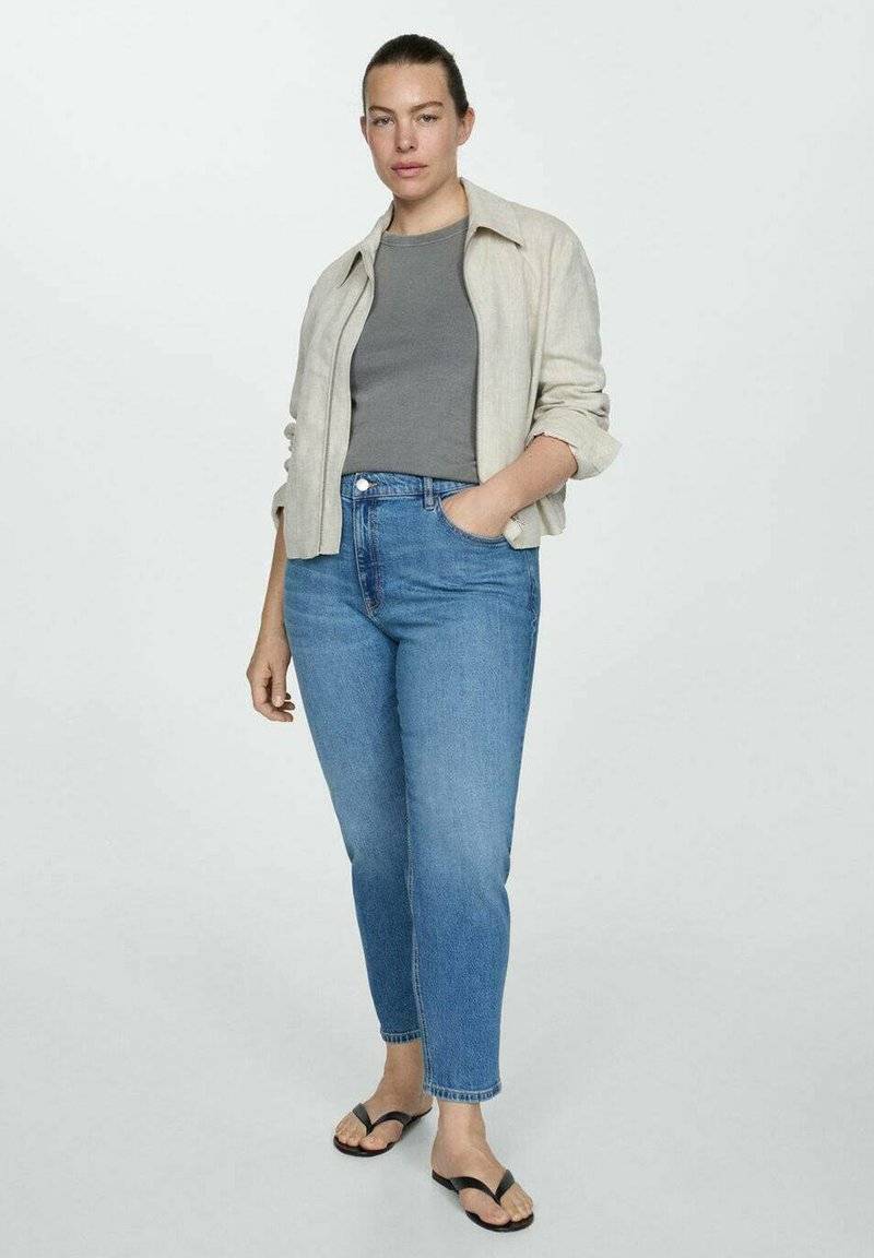 Mango Mango Relaxed fit jeans - medium blue Kostenlose Rückgabe