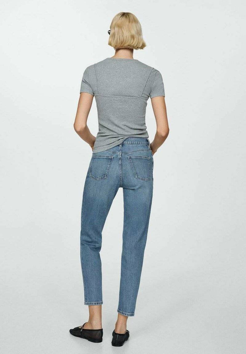Mango Mango Relaxed fit jeans - medium blue Kostenlose Rückgabe