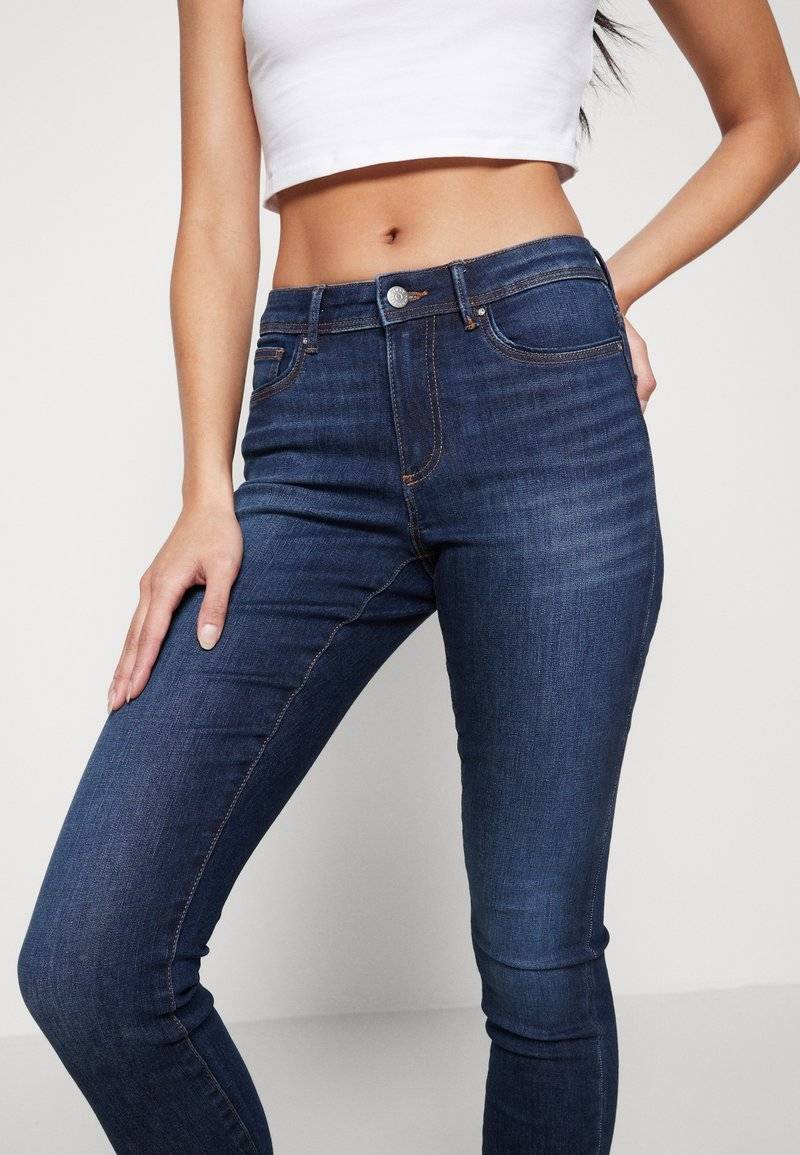 ONLY ONLY ONLWAUW - Jeans Skinny Fit - dark blue denim Letzte 2 Tage