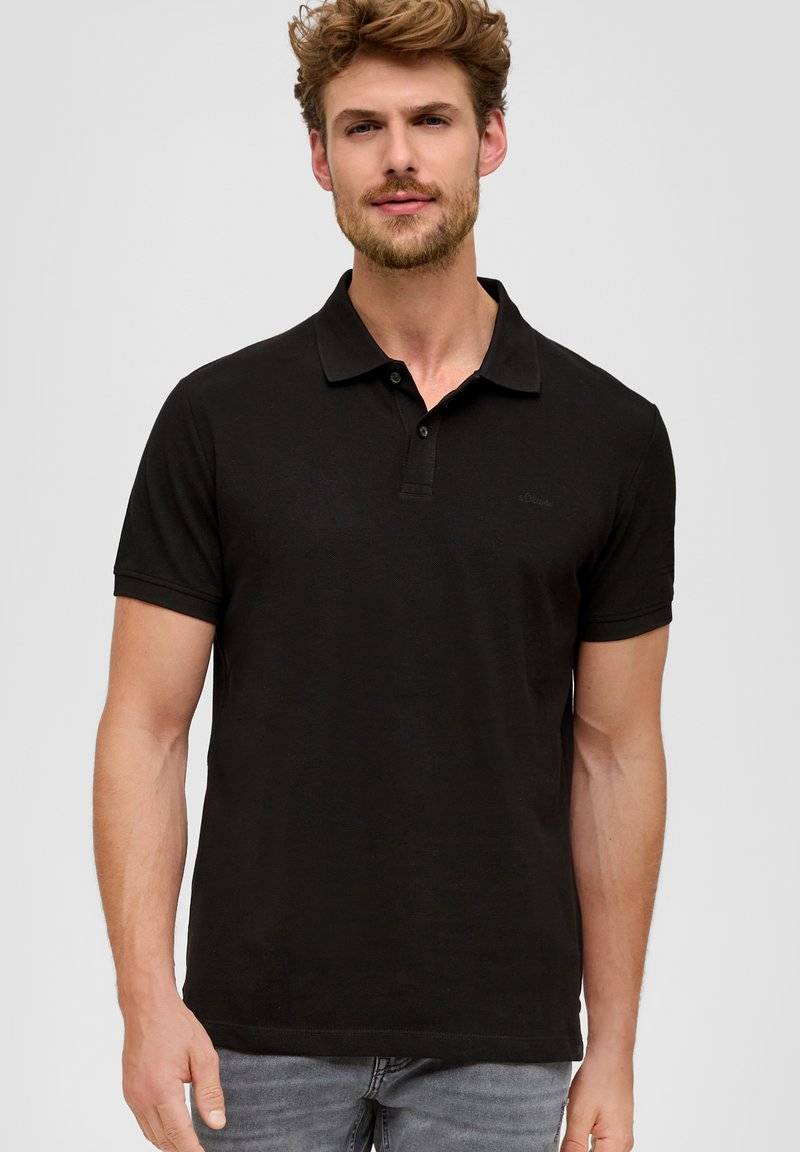 s.Oliver s.Oliver Polo shirt - schwarz Bis zu 55% Rabatt