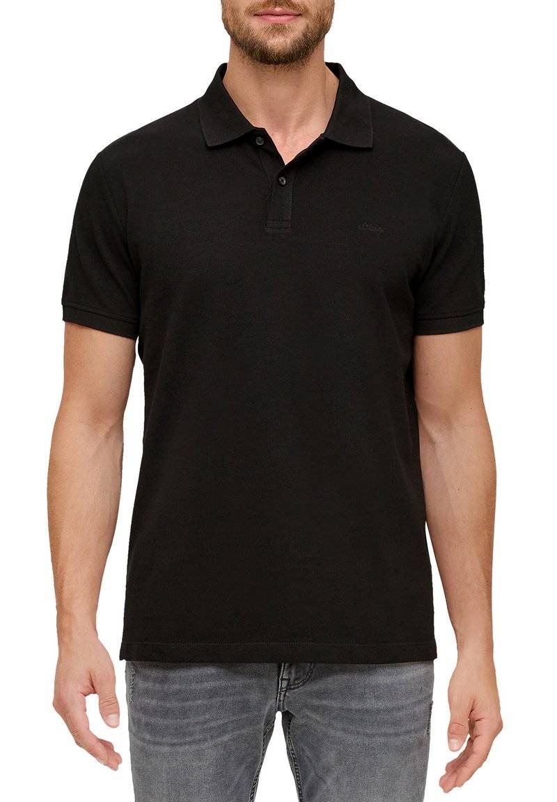 s.Oliver s.Oliver Polo shirt - schwarz Bis zu 55% Rabatt