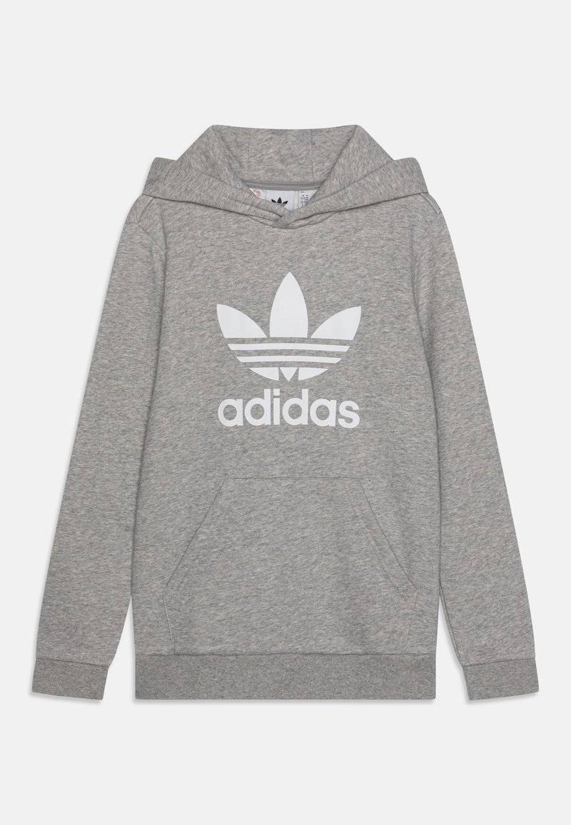 adidas Originals adidas Originals TREFOIL KIDS - Hoodie - medium grey heather Nur noch ein Tag übrig