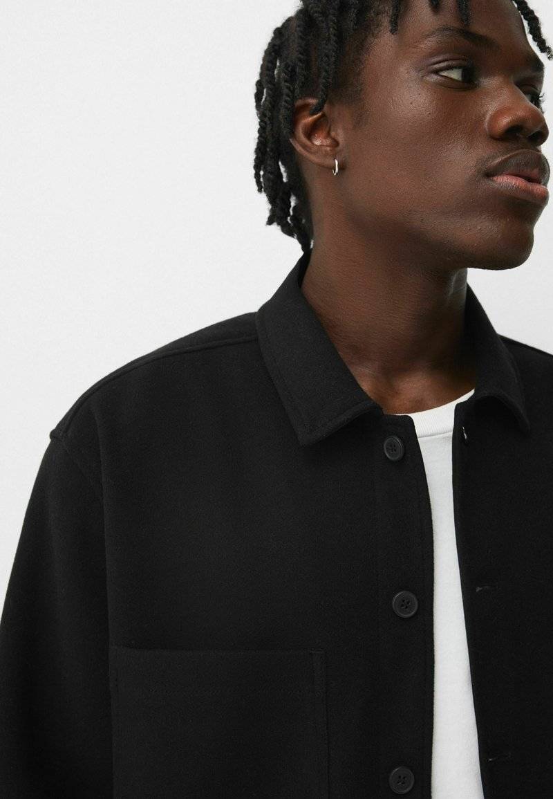 Bershka Bershka Summer jacket - black Super Rabatt