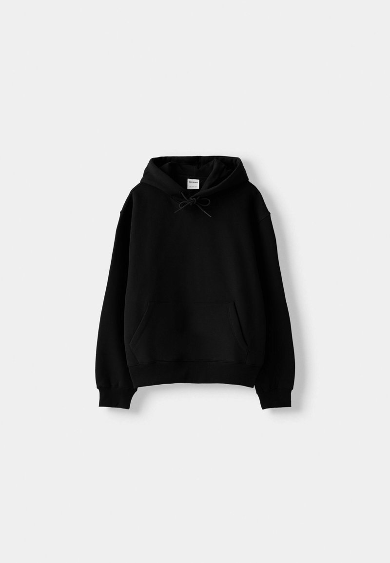 Bershka Bershka Hoodie - black denim Tägliche Deals