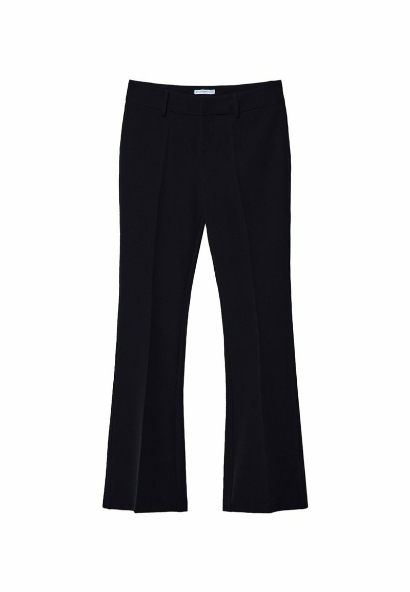 Stradivarius Stradivarius TAILORED FLARED - Trousers - black Neueste Stile