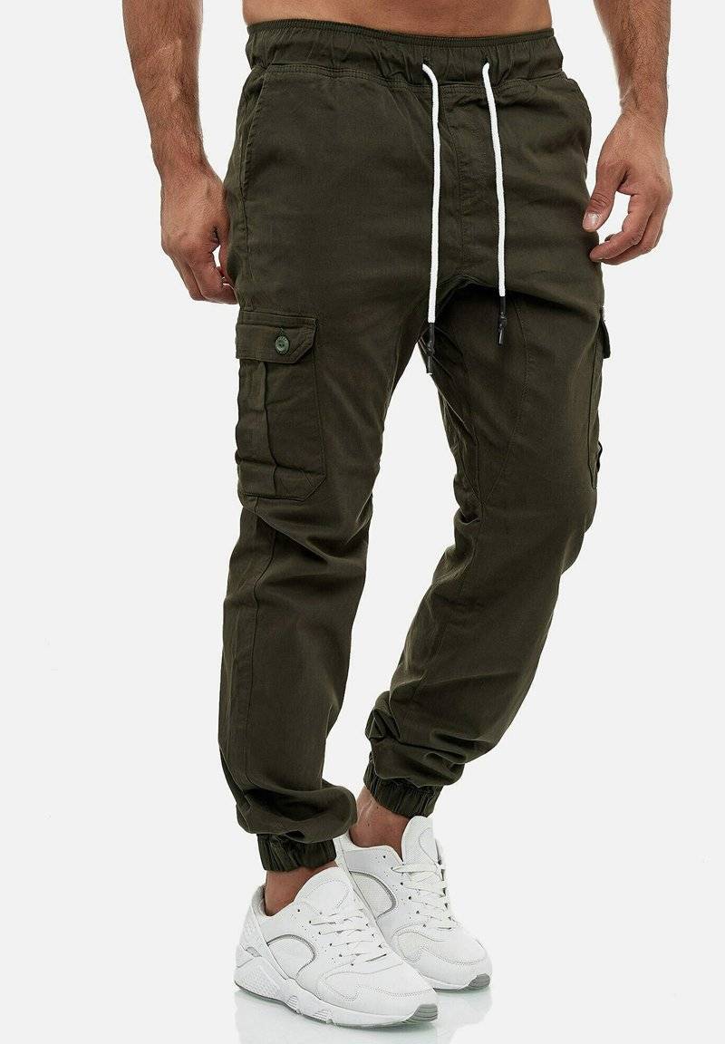 Tazzio Tazzio Cargo trousers - khaki Bis zu 65% Rabatt