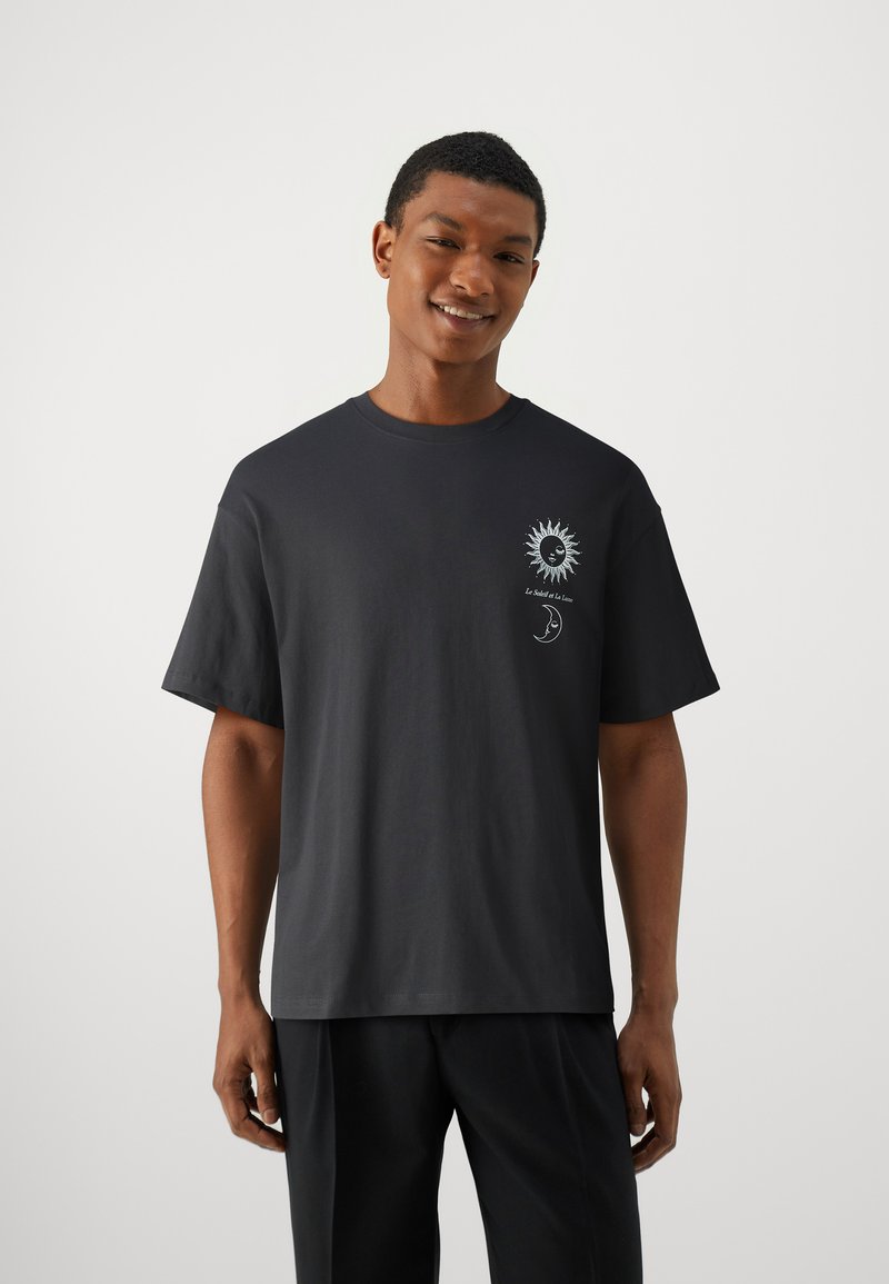 Jack & Jones Jack & Jones JORSOLEIL TEE CREW NECK UNISEX - Print T-shirt - black Discount Store für neue Produkte