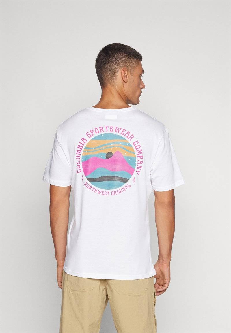 Columbia Columbia ROLLINGWOOD PARK GRAPHIC - Print T-shirt - white Fabrikpreis